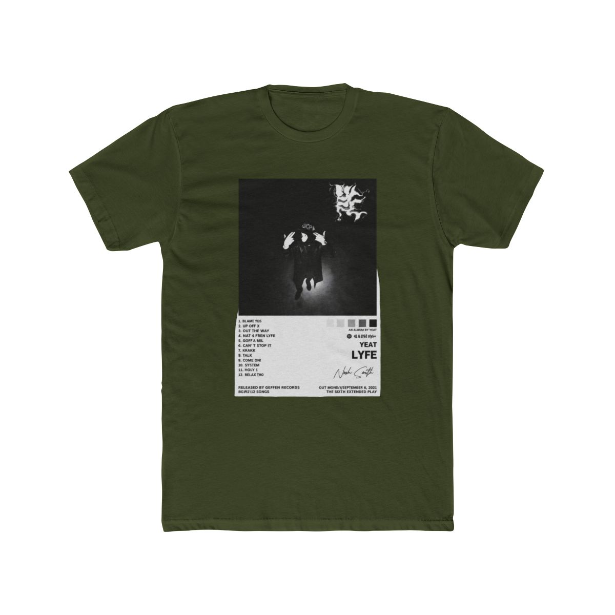 Yeat - Album T Shirt - alternate angle 4, merchandise