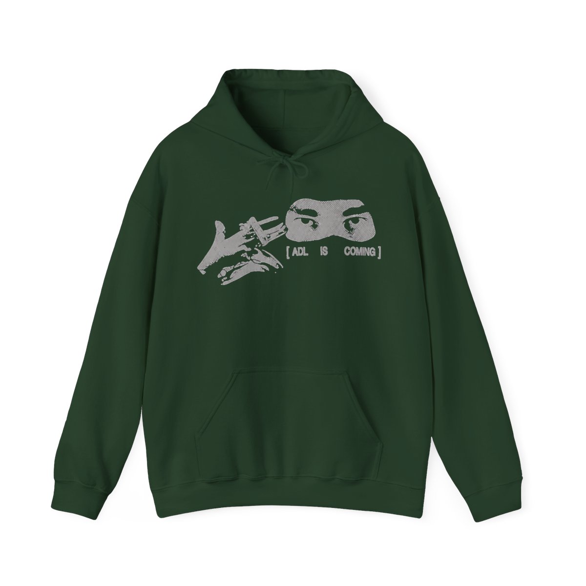 HOODIE - XXL [ADL IS COMING] by YEAT Black Cotton Pullover Hooded Hoodie