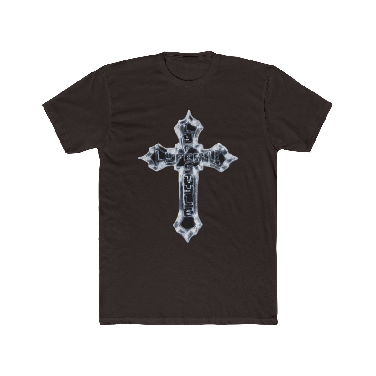 Yeat Lyfestyle Cross Tee Album Merch T-Shirts - All Sizes - alternate angle 2, merchandise