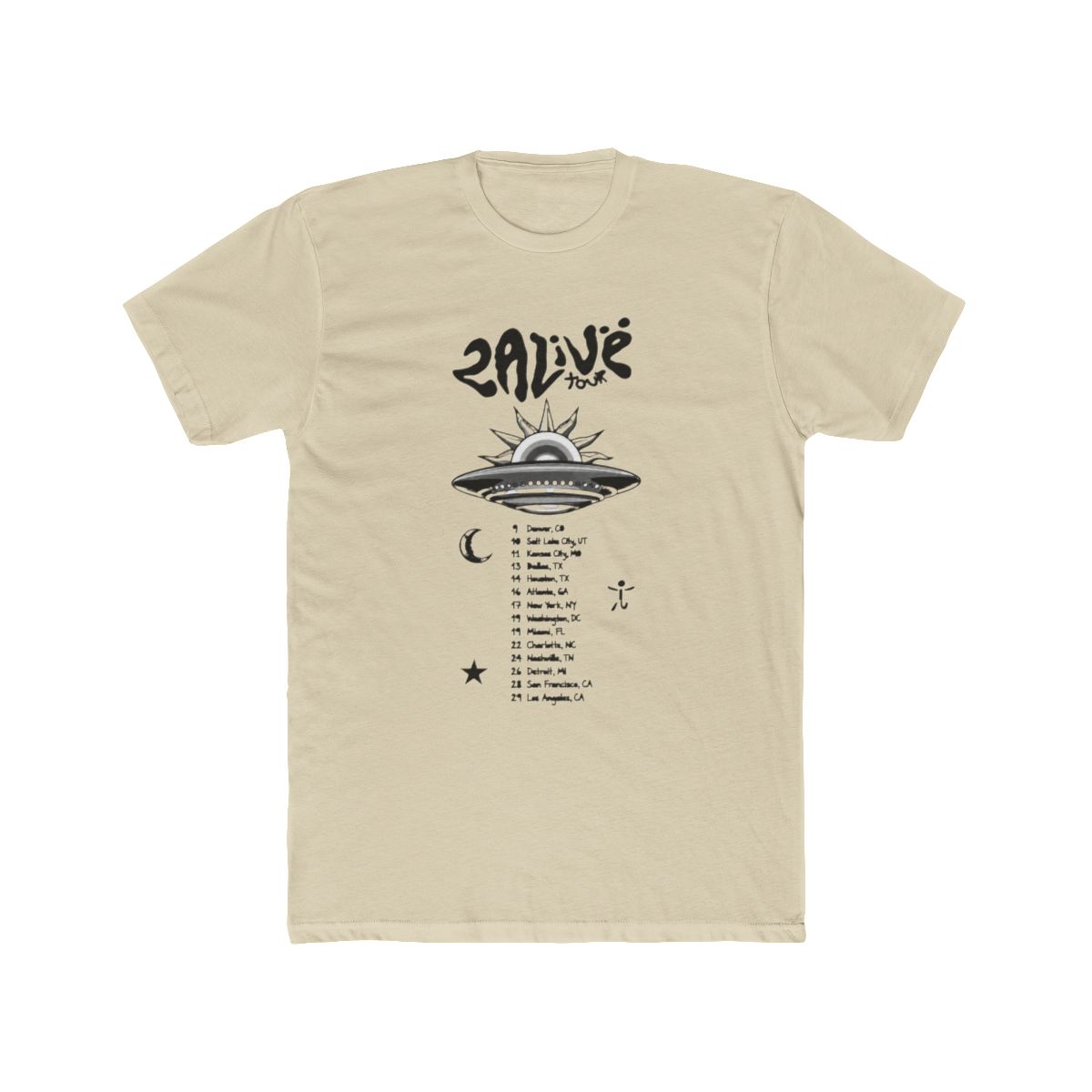 Yeat 2 Alivë Tour T Shirt merch (medium) - alternate angle 4, merchandise