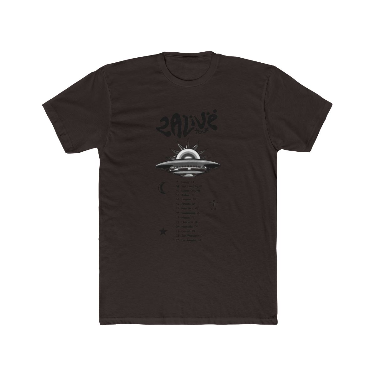 Yeat 2 Alivë Tour T Shirt merch (medium) - alternate angle 3, merchandise