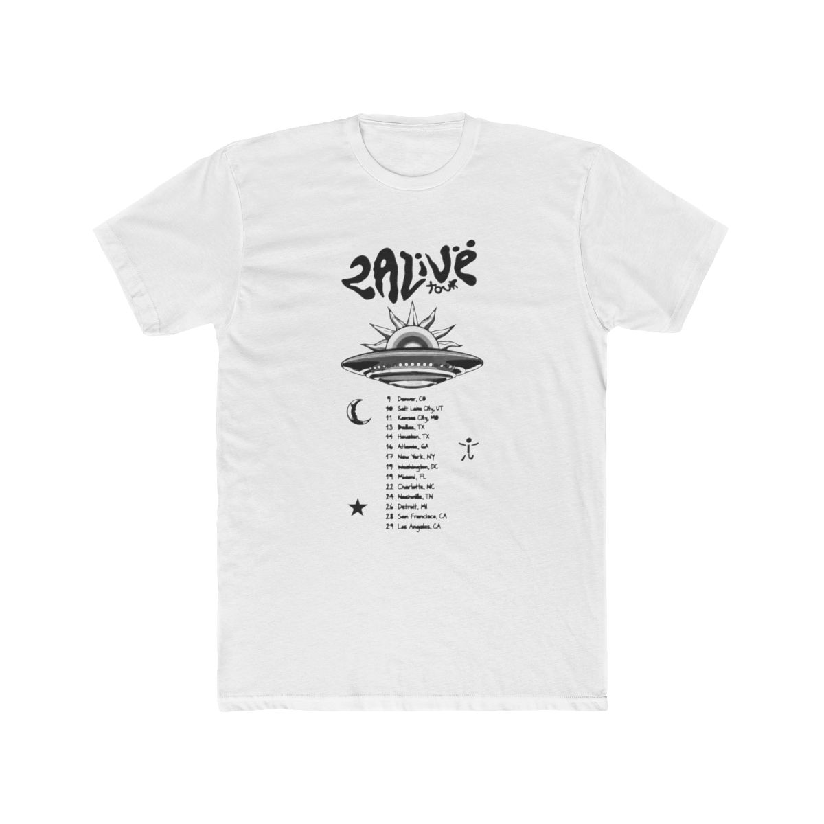 Yeat 2 Alivë Tour T Shirt merch (medium) - Official T-Shirts merchandise