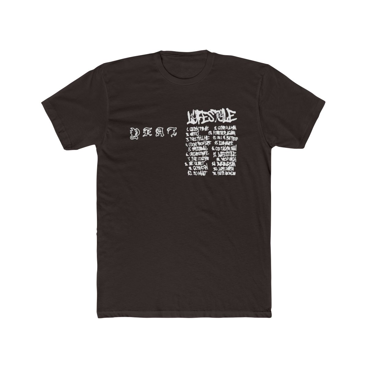 Yeat Lyfestyle Merch T Shirt 2093 Album Short Sleeve Cotton Tee Women Men Streetwear Tops Hip Hop Clothes (XX-Small,Black) - alternate angle 2, merchandise