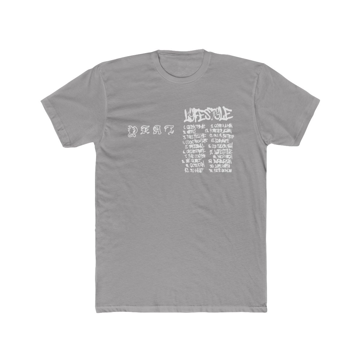 Yeat Lyfestyle Merch T Shirt 2093 Album Short Sleeve Cotton Tee Women Men Streetwear Tops Hip Hop Clothes (XX-Small,Black) - Official T-Shirts merchandise