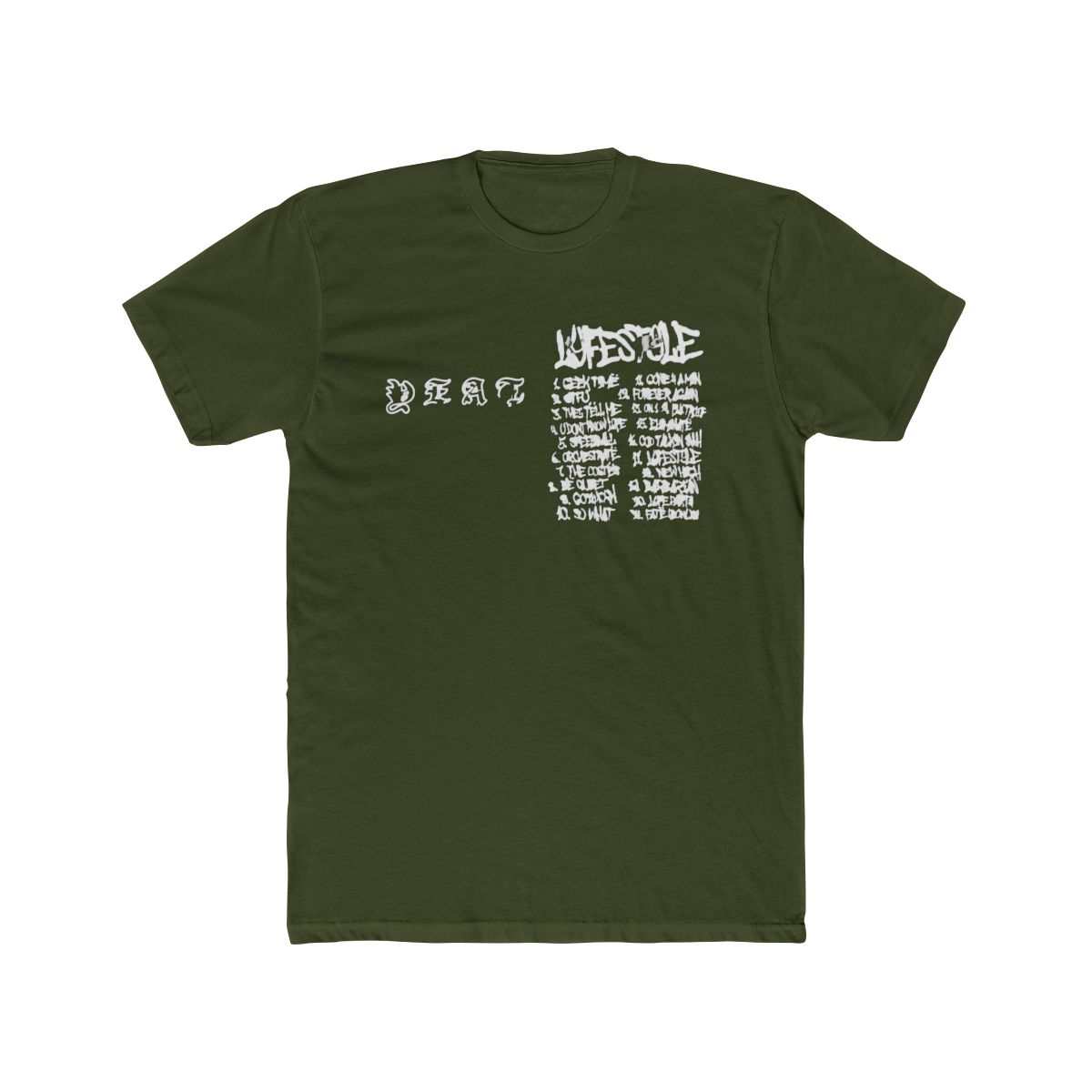 Yeat Lyfestyle Merch T Shirt 2093 Album Short Sleeve Cotton Tee Women Men Streetwear Tops Hip Hop Clothes (XX-Small,Black) - alternate angle 4, merchandise