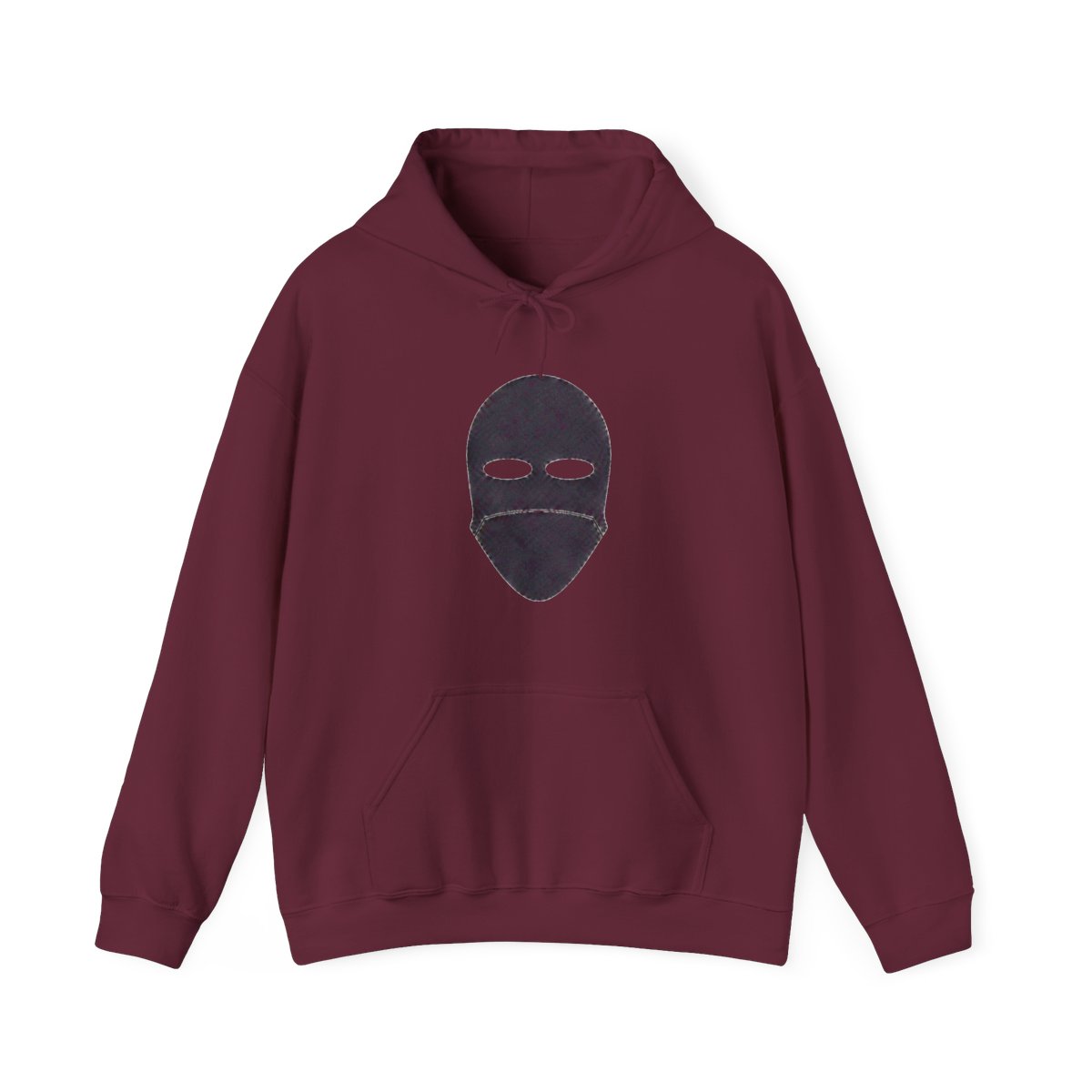 Yeat Merch Mask Black Hoodie | WHAT'S ON THE STAR? - alternate angle 3, merchandise