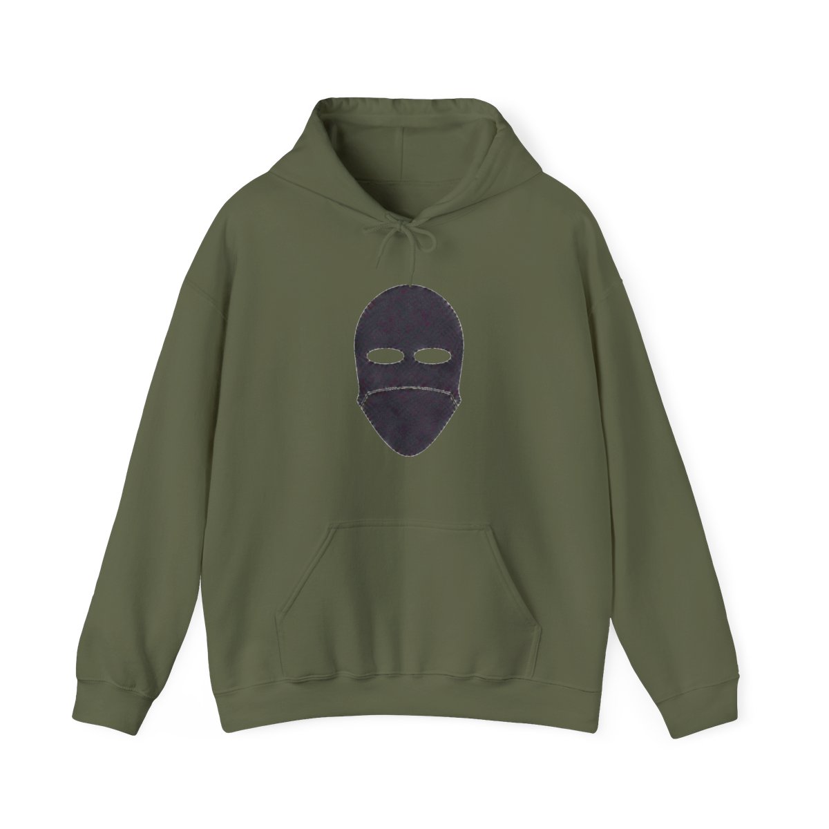 Yeat Merch Mask Black Hoodie | WHAT'S ON THE STAR? - alternate angle 4, merchandise
